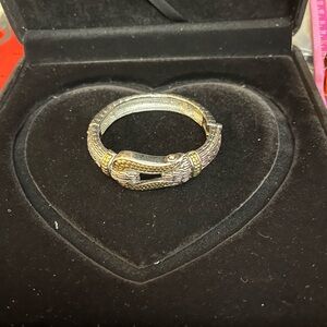 Sophisticated Two-Tone Women's Bracelet